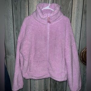 American Eagle Lavender fuzzy jacket